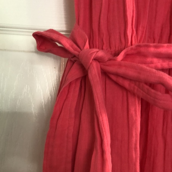 Gap Factory Gauze Flutter Sleeve MIDI Dress - Picture 5 of 11